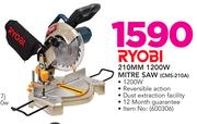 Ryobi 210MM 1200W Mitre Saw CMS-210A