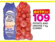 Potato And Onion Combo 7Kg-For Both