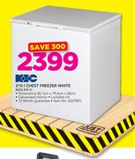 KIC 210L Chest Freezer White