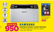Samsung M2020W Mono Laser Printer Including HP 652 Inkjet