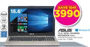 Asus 15.6" Intel Celeron Notebook X541