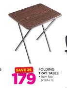 Folding Tray Table