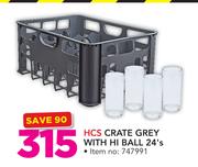 HCS Crate Grey With HI Ball 24's 
