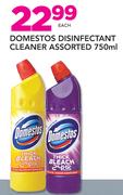 Domestos Disinfectant Cleaner-750ml Each