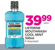 Listerine Mouthwash Cool Mint-500ml Each