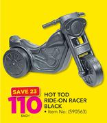 Hot Tod Ride-On Racer Black-Each