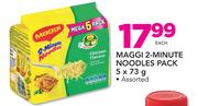 Maggi 2-Minute Noodles Pack-5x73g Each