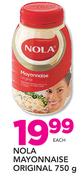 Nola Mayonnaise Original-750g Each