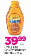 Little Bee Honey Squeeze Bottle-375g Each
