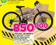 Raleigh 24” Mirage 7 Speed Front Suspension Mountain Bike