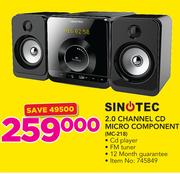 Sinotec 2.0 Channel CD Micro Component MC-218