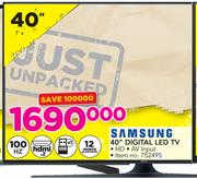 Samsung 40” Digital LED TV