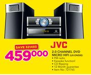JVC 2.0 Channel  DVD Micro Hi-Fi UX-DN500