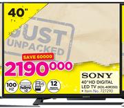 Sony 40” HD Digital LED TV KDL-40R350