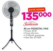 Sunbeam 40cm Pedestal Fan