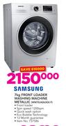 Samsung 7kg Front Loader Washing Machine Metallic WW70J4263GS F