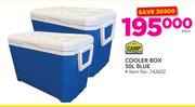 Camp Master Cooler Box 50Ltr Blue-Each