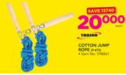 Trojan Cotton Jump Rope P-475-Each