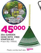 20m Garden Hose With Free Starter Kit