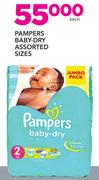 Pampers Baby-Dry Assorted Sizes-Each