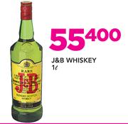 J & B Whiskey-1Ltr
