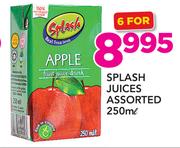 Splash Juices-6x250ml