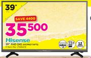 Hisense 39" FHD DIG TV HX39N2176FTS