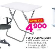 Flip Folding Desk 72x60x40cm