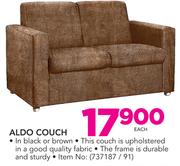 Aldo Couch In Black Or Brown-Each