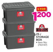 BigJim 25Ltr Storage Box-For 3