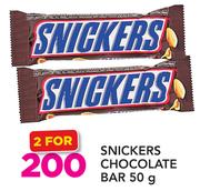 Snickers Chocolate Bar-2x50g