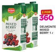 Delmonte Mixed Berry-2x1Ltr