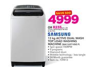 Samsung 13Kg Active Dual Wash Top Load Washing Machine WA13J5710SG F