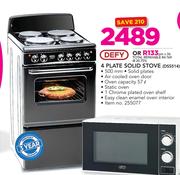 Defy 4 Plate Solid Stove (DSS514)