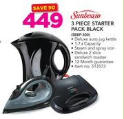 Sunbeam 3-Piece Starter Pack Black (SBBP-300)
