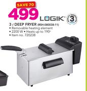 Logik 3Ltr Deep Fryer (RSH-080038-11)