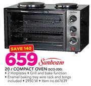 Sunbeam 20Ltr Compact Oven (SCO-200)