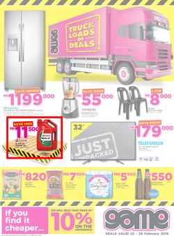 Game Malawi : Truck Loads Of Deals (22 Feb - 28 Feb 2018), page 1