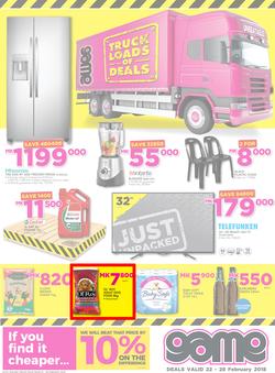 Game Malawi : Truck Loads Of Deals (22 Feb - 28 Feb 2018), page 1