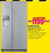 Samsung 660Ltr Side By Side Fridge With Water & Ice Dispenser RSA1DHMG1 XFA