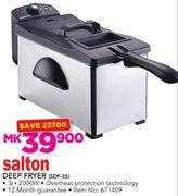 Salton 3Ltr Deep Fryer SDF-35