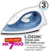 Logik Steam And Dry Iron LSI-005