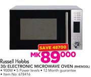 Russell Hobbs 30Ltr Electronic Microwave Oven RHEM30L