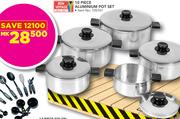 Bon Voyage 10 Piece Aluminium Pot Set