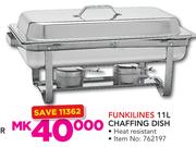 Funkilines 11Ltr Chaffing Dish