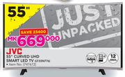 JVC 55" Curved UHD Smart LED TV LT-55N776