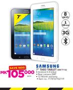 Samsung 7" TAB3 Tablet SM T116-Each