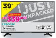 Hisense 39" FHD LED TV HX39N2176F