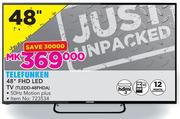 Telefunken 48" FHD LED TV TLEDD-48FHDA