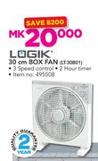 Logik 30cm Box Fan LT-30B01